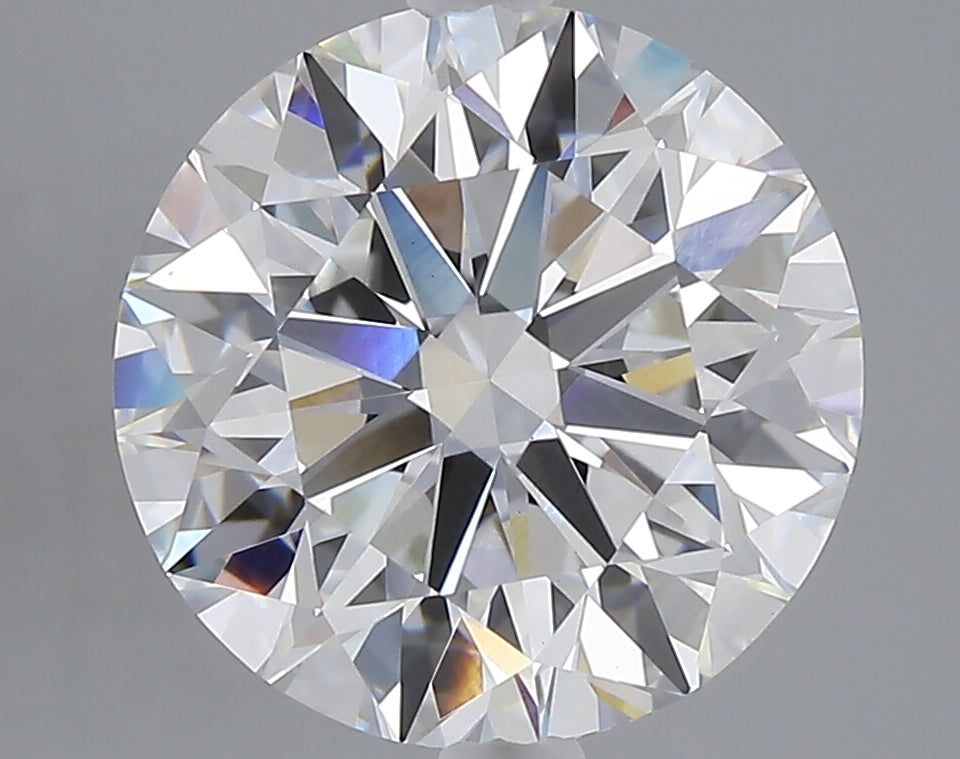 5.00 carat round lab grown diamond F color VS1 clarity