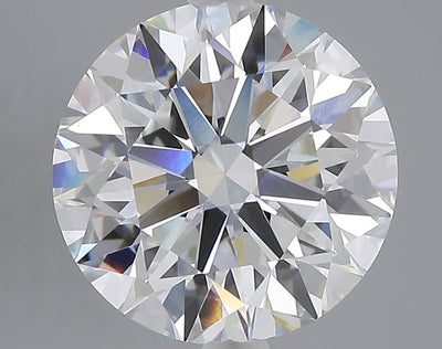 5.00 carat round lab grown diamond F color VS1 clarity