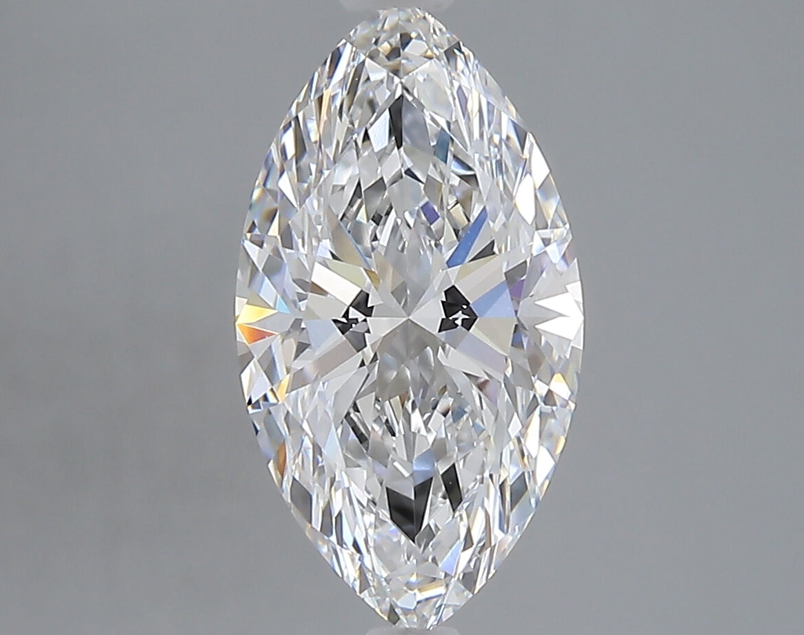 2.57 carat marquise lab grown diamond D color VVS2 clarity