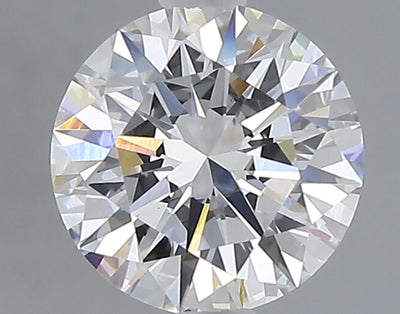 1.58 carat round lab grown diamond D color VVS2 clarity