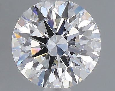 1.07 carat round lab grown diamond D color VVS2 clarity