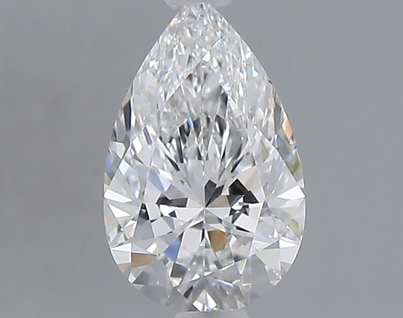 1.03 carat pear lab grown diamond D color VVS2 clarity