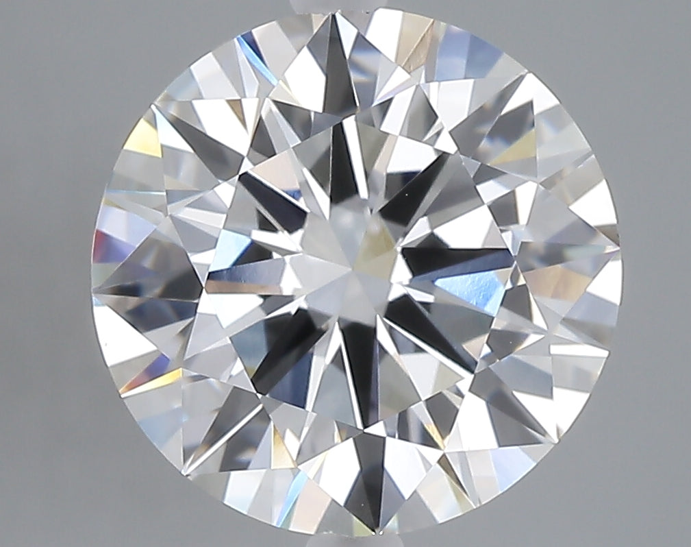 5.01 carat round lab grown diamond E color VVS2 clarity