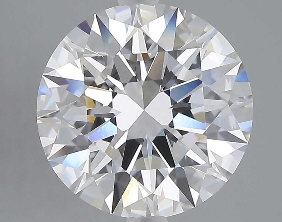 4.60 carat round lab grown diamond E color VVS2 clarity