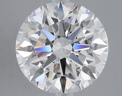 5.22 carat round lab grown diamond E color VS1 clarity