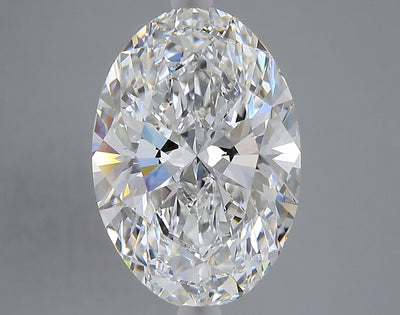 6.07 carat oval lab grown diamond E color VVS2 clarity