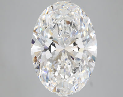 6.09 carat oval lab grown diamond E color VVS2 clarity