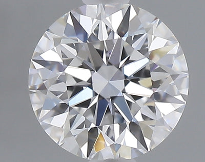 1.08 carat round lab grown diamond D color VVS2 clarity