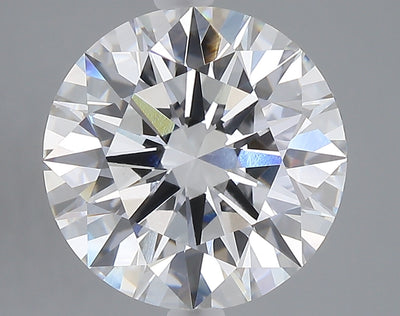 5.09 carat round lab grown diamond E color VVS2 clarity
