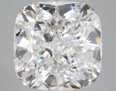 8.04 carat cushion lab grown diamond E color VVS2 clarity