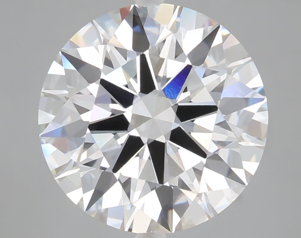 5.06 carat round lab grown diamond E color VVS2 clarity