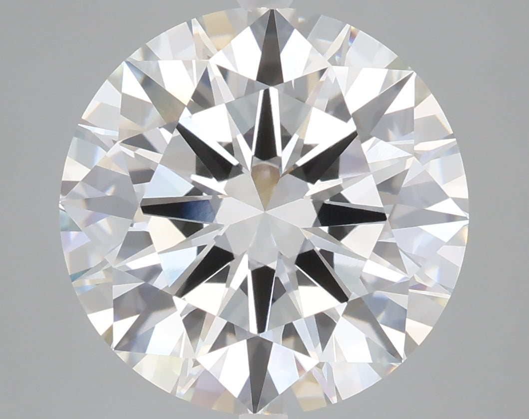 7.08 carat round lab grown diamond E color VVS2 clarity