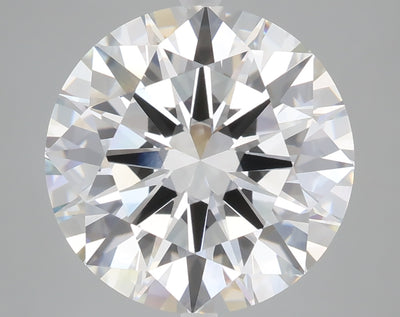 7.08 carat round lab grown diamond E color VVS2 clarity