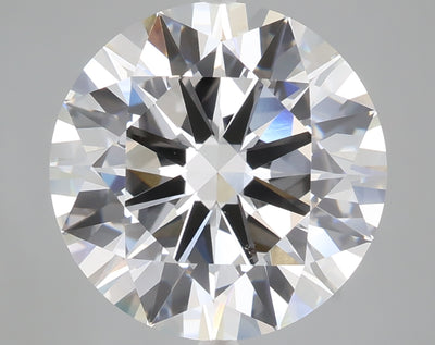 7.04 carat round lab grown diamond E color VS1 clarity