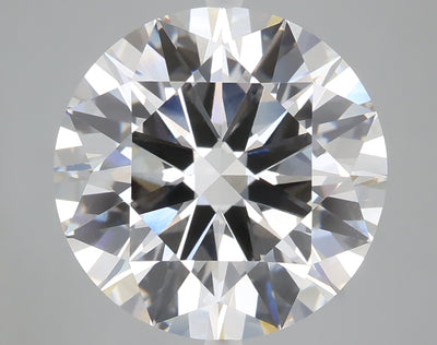 7.01 carat round lab grown diamond F color VVS2 clarity