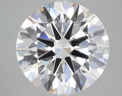 5.00 carat round lab grown diamond E color VS1 clarity