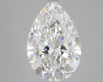 4.84 carat pear lab grown diamond E color VS1 clarity