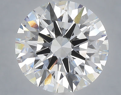 5.00 carat round lab grown diamond E color VS1 clarity