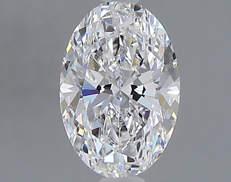 1.03 carat oval lab grown diamond D color VVS2 clarity