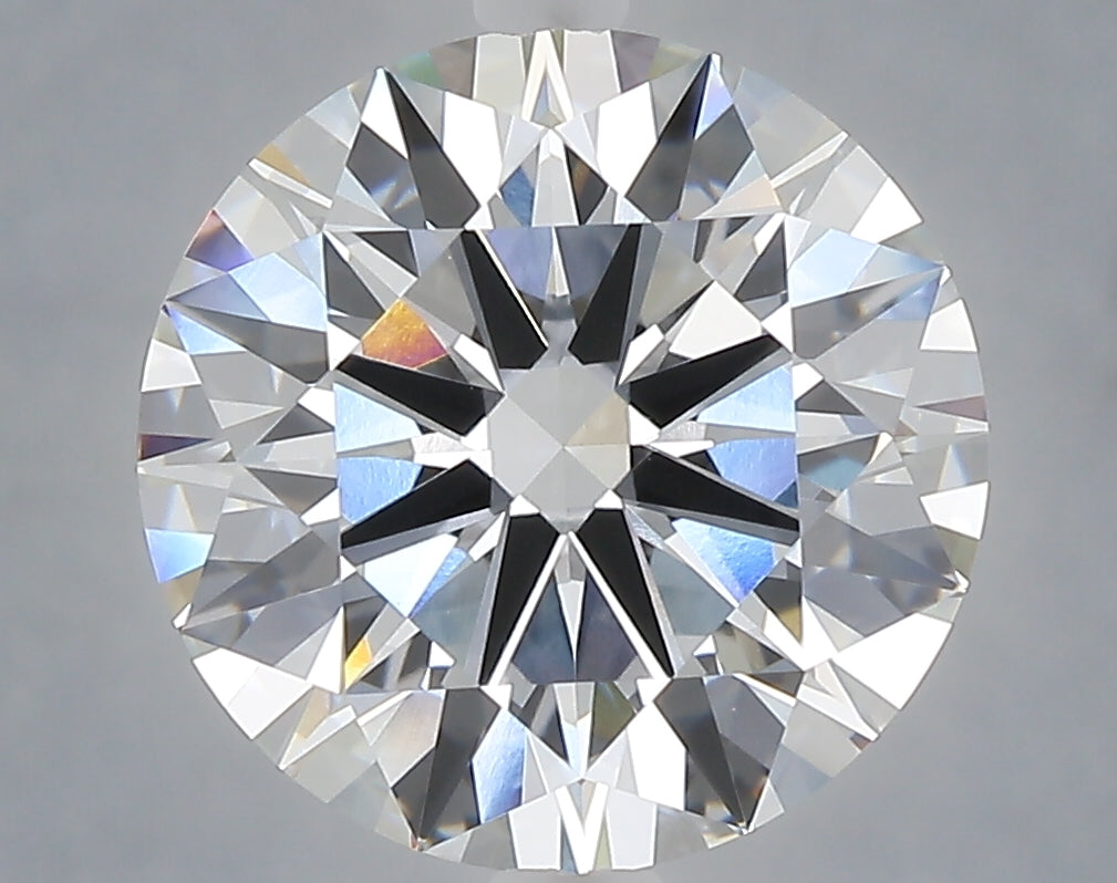 5.09 carat round lab grown diamond E color VVS2 clarity