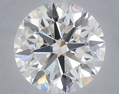 5.09 carat round lab grown diamond F color VS1 clarity