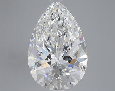 7.26 carat pear lab grown diamond F color VVS2 clarity