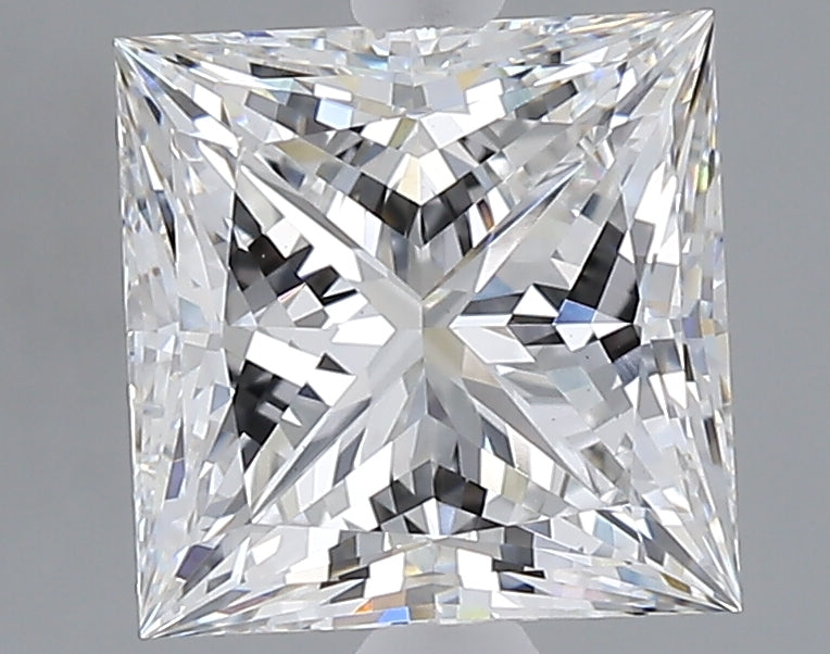 3.05 carat princess lab grown diamond F color VVS2 clarity