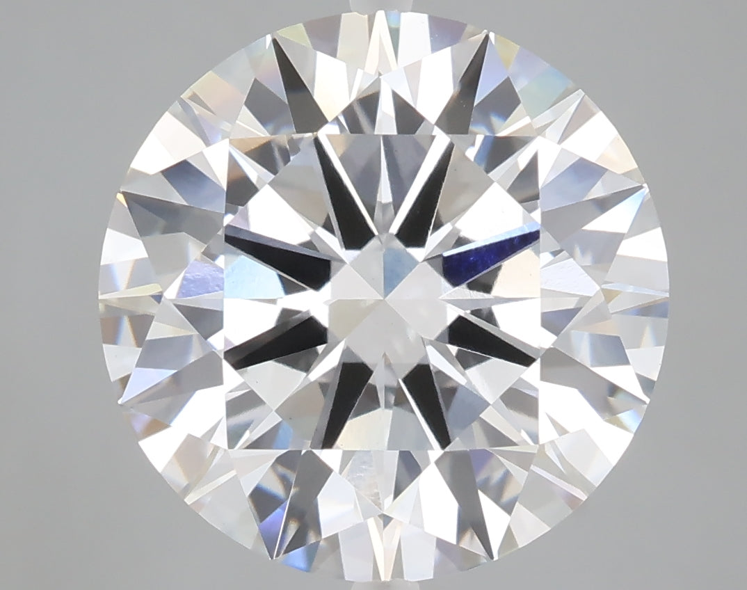 7.06 carat round lab grown diamond E color VVS2 clarity