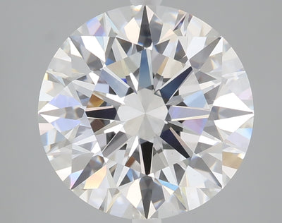 5.01 carat round lab grown diamond E color VS1 clarity