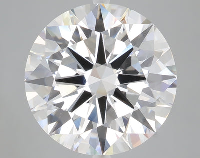 7.04 carat round lab grown diamond E color VVS2 clarity