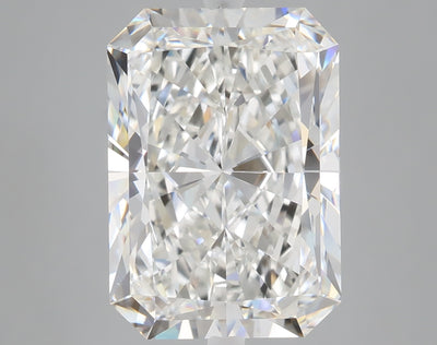 7.02 carat radiant lab grown diamond F color VVS2 clarity