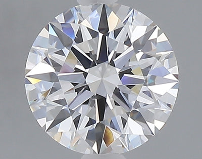 1.58 carat round lab grown diamond E color VVS2 clarity