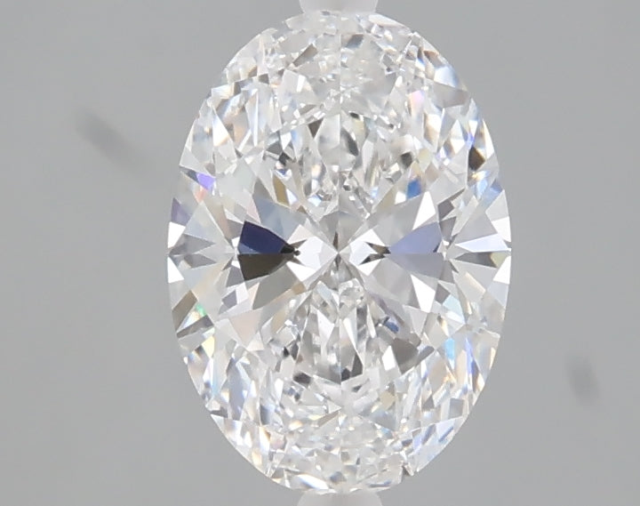 1.07 carat oval lab grown diamond D color VVS2 clarity