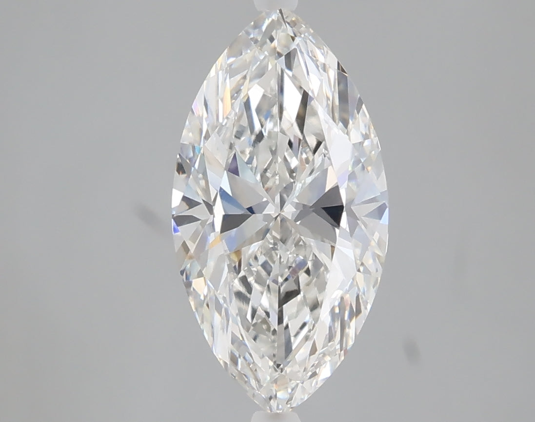 2.04 carat marquise lab grown diamond F color VVS2 clarity
