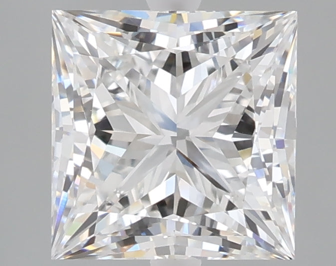 2.50 carat princess lab grown diamond E color VVS2 clarity