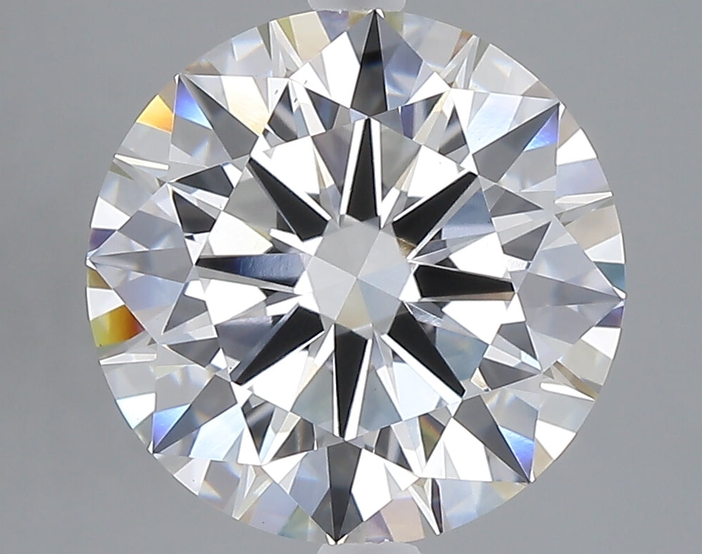 5.05 carat round lab grown diamond F color VS1 clarity