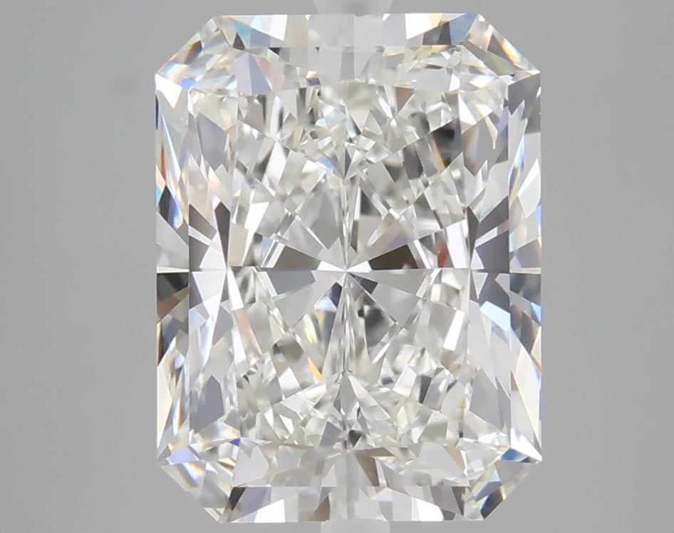 4.09 carat radiant lab grown diamond G color VVS2 clarity