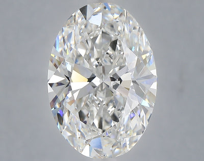 6.04 carat oval lab grown diamond F color VS1 clarity