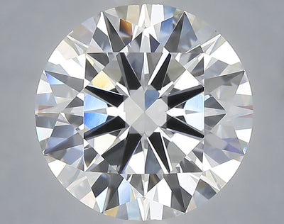 5.01 carat round lab grown diamond E color VVS2 clarity