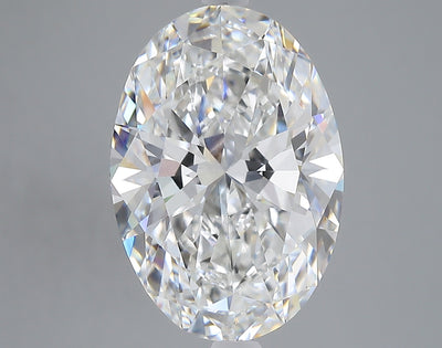 6.05 carat oval lab grown diamond E color VVS2 clarity