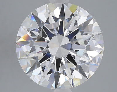 5.09 carat round lab grown diamond E color VVS2 clarity