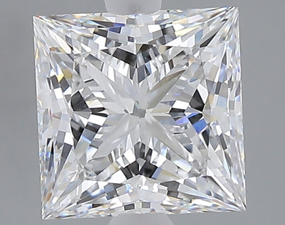 2.53 carat princess lab grown diamond E color VVS2 clarity