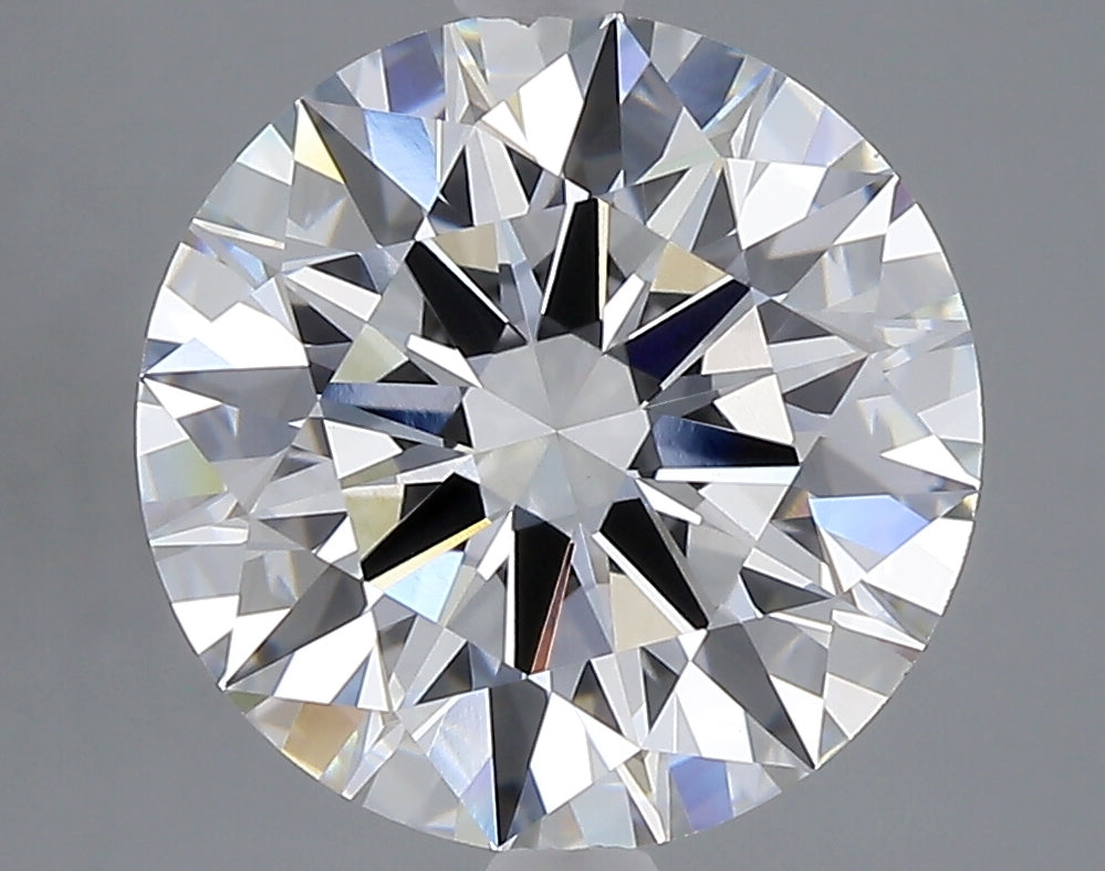 5.03 carat round lab grown diamond F color VVS2 clarity