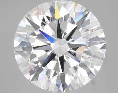 5.02 carat round lab grown diamond E color VS1 clarity