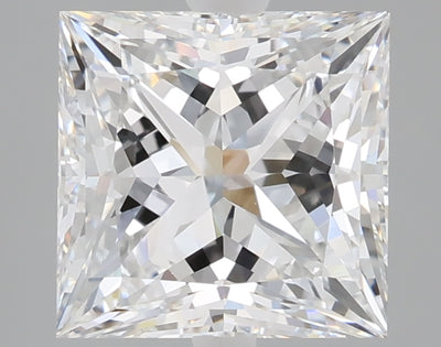3.10 carat princess lab grown diamond E color VVS2 clarity