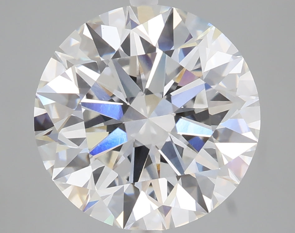 5.06 carat round lab grown diamond E color VVS2 clarity