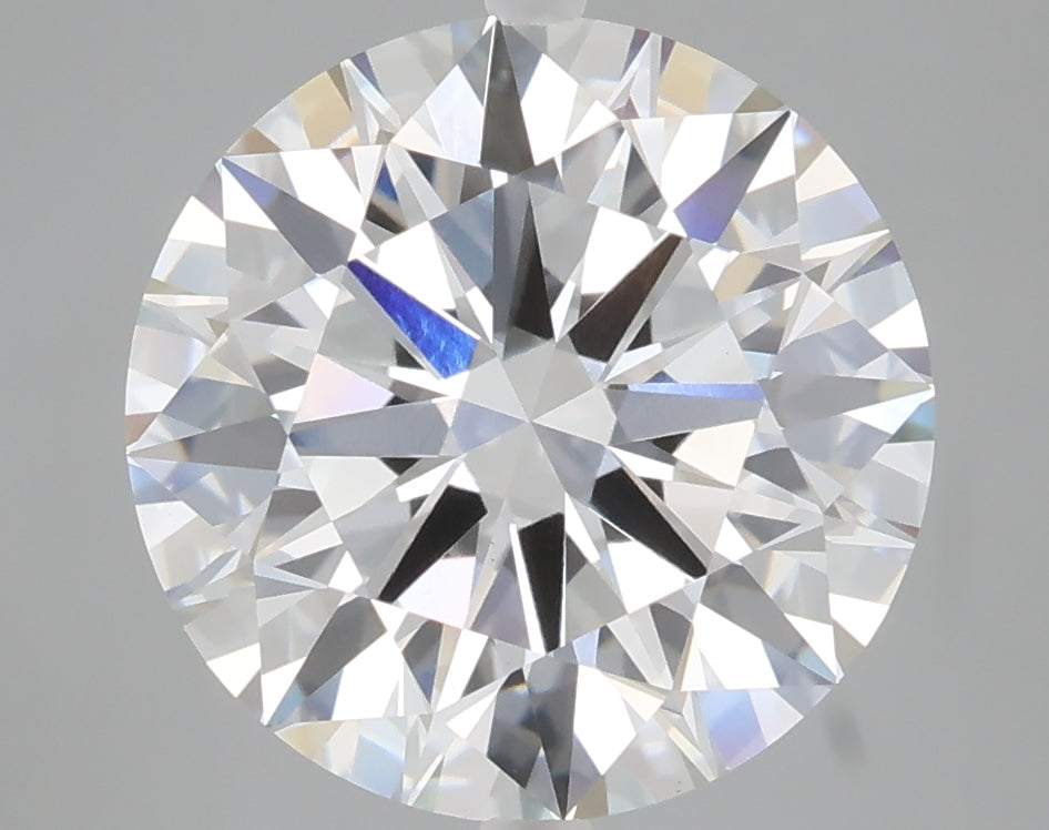 5.03 carat round lab grown diamond F color VS1 clarity