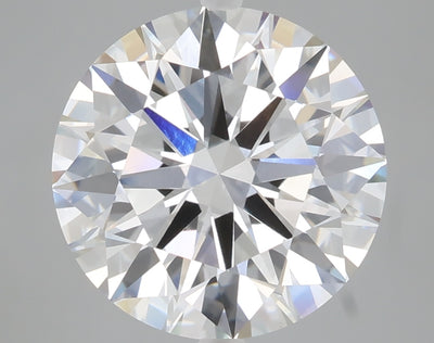 5.03 carat round lab grown diamond F color VS1 clarity