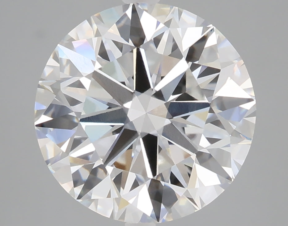 5.00 carat round lab grown diamond E color VVS2 clarity