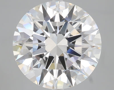 5.02 carat round lab grown diamond E color VS1 clarity